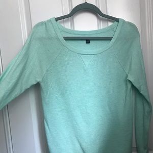 Cotton Blend American Eagle Sweater Mint